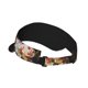 thumbnail image 2 of Fotbe Rose Floral Skull Visera Deportiva con Diseño, Gorra Abierta Ajustable de Algodón para Mujer y Hombre, 2 of 7