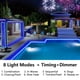 thumbnail image 2 of Luces tipo cuerda KNONEW, 164 pies, 1000 LED, impermeables, 8 modos, azul, 2 of 9