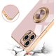 thumbnail image 1 of Funda para iPhone 11 con función atril, anillo de rotación de 360 grados integrado, con borde de oro rosa brillante, funciona con soporte magnético para coche Ofspeizc CZJP-HY68-2, 1 of 5