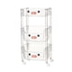 thumbnail image 5 of Carrito de almacenamiento con ruedas de varios niveles para dormitorio, oficina Tapas planas de 3 capas., 5 of 9