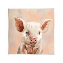 Stupell Industries Traditional Piglet Painting Animals & Insects Painting Unframed Art Print Wall Art, 12 x 12