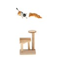 thumbnail image 1 of 1/12 Dollhouse Mini Modern  Con 2pcs Cat perfke Miniaturas de casa de muñecas, 1 of 9