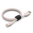 thumbnail image 3 of Belkin BoostCharge Braided USB-C Cable (5ft) for iPhone 16, 15, Galaxy S25, S24 & More - Rose Gold, 3 of 6