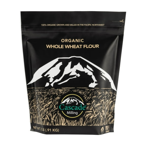 2 lb. Retail Bag of Organic Whole Wheat Flour
