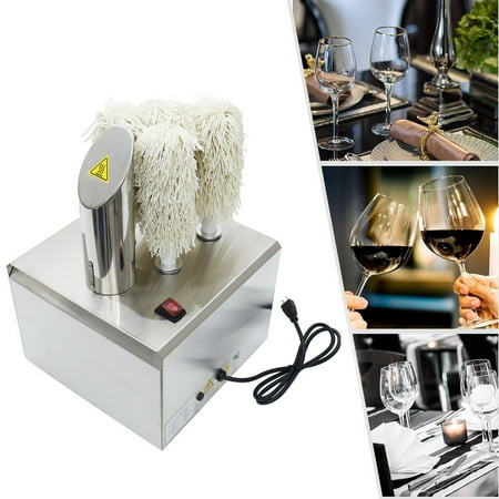 

Commercial Electric Glass Wiping Machine Red Wine Glass Glass Polishing Machine Automatic Dryer