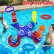 thumbnail image 1 of Anillo cruzado inflable Summer Beach Water Play Anillos de piscina de natación al aire libre flotantes, 1 of 3