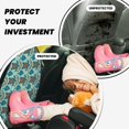 thumbnail image 4 of Uemuo Turtles And Seahorses Printed Car Back Seat Protector,2 Pcs Backseat Car Organizer, Kick Mats Back Seat Protector , Back Seat Organizer for Kids, 4 of 8