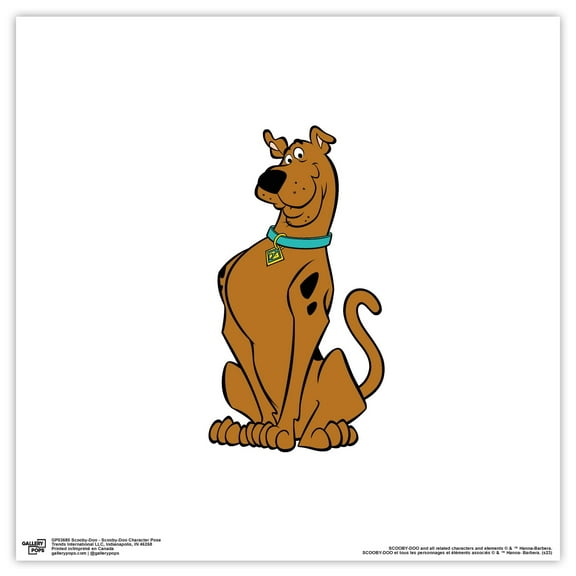 Gallery Pops Scooby-Doo - Scooby-Doo Character Pose Wall Art, Unframed Version, 12" x 12"