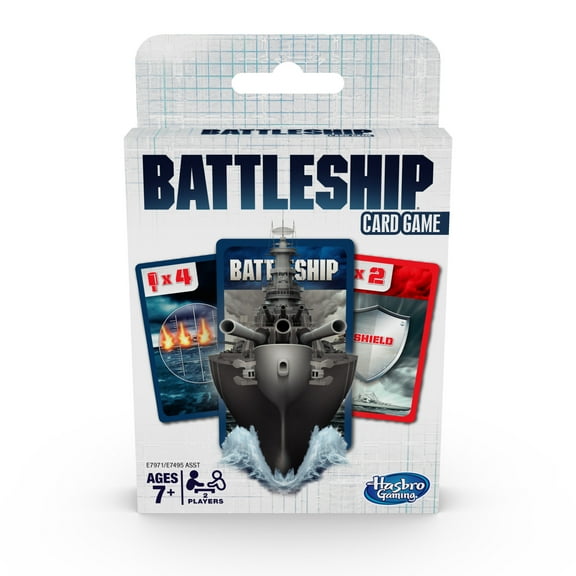 Battleship Strategy Card Game for Kids and Family Ages 7 and Up, 2 Players