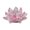 Pink, variant on Clearance! Sapphire Flower Feng Shui Home Decor with Box Artificial Quartz Flower Figurine Wedding Decor Souvenir Desktop Ornament,Purple