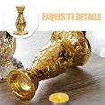 Candlestick Pattern Quality WEUVEB Luxurious Golden Ceramic Candle Stand for Home and Tabletop ...