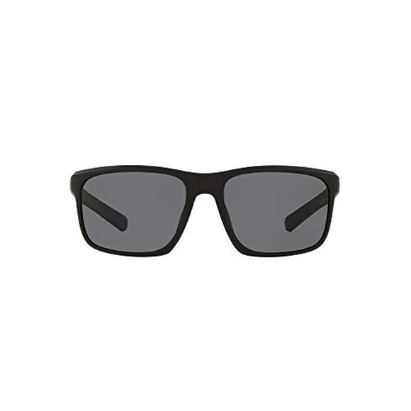 Native Eyewear Lunettes de Soleil Polarisées Wells, Noir Mat Cristal/gris, 58 mm