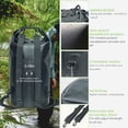 thumbnail image 3 of YUMQUA Waterproof Dry Bag Backpack 40L, Roll Top Floating Waterproof Storage Bags for Kayaking, Boating, Swimming, Hiking, Camping and Fishing, Black, 3 of 6