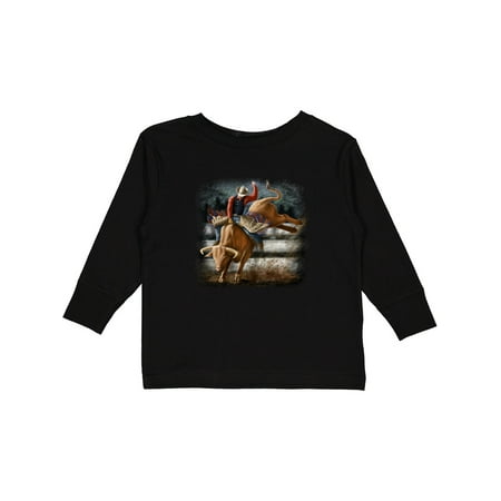 

Inktastic Bull Riding Gift Toddler Boy or Toddler Girl Long Sleeve T-Shirt