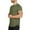 Army Green, variant on Mens Solid Color Training Raglan Sleeve Short Sleeve Round Neck Tee Curved Hem Top