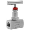 thumbnail image 3 of Needle Valve Stainless Steel Straight Needle Valve Hydraulic Flow 6000PSI 3/8", 3 of 4