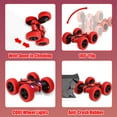 thumbnail image 4 of Remote Control Double Sided Stunt Car (Red), 4 of 9