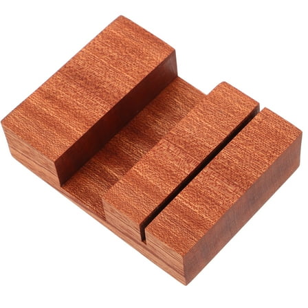 ETEREAUTY Kitchen Knife Holder Solid Wood Farmhouse Knife Block Brown 1Pack