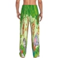 thumbnail image 3 of Daiia African Animals in the Jungle Men's Sleep Pant with Pockets and Drawstring,Pajama Pants-Small, 3 of 9