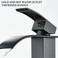 thumbnail image 6 of Laluztop 2in1 Kitchen Faucet Bathroom Faucets Sink Bowl Mixer Tap Hot Cold Single Handle Waterfall, 6 of 9