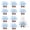 Blue, variant on 10 Pcs Cute Cloud Keychain Bulk Kawaii Plush Happy Cloud Stuffed Bag Charm Puffy Birthday Gifts Team Pack
