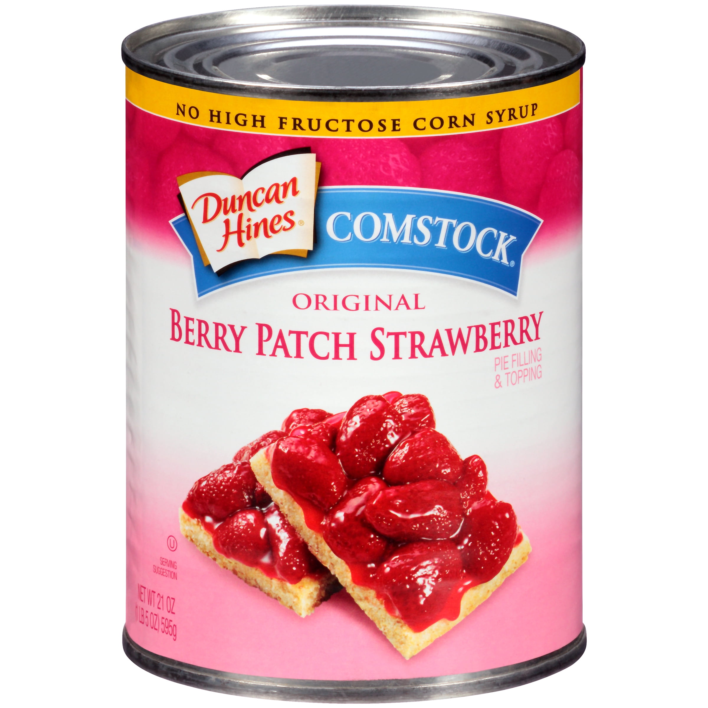 Comstock Premium Strawberry Pie Filling Or Topping, 21 oz by Pinnacle Foods Group LLC