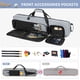 thumbnail image 3 of Pool Cue Case GOBUROS - Bastón de billar (4 x 5 pulgadas), color gris, 3 of 7