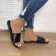 thumbnail image 4 of Amzcrzy Zapatos de mujer,Zapatos de mujer,Zapatillas de mujer, Zapatillas planas de verano para mujer, con punta redonda, de color liso, informales, para playa Sandalias Mujer Zapatillas De Casa, 4 of 5