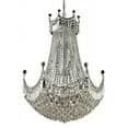 thumbnail image 2 of 8949 Corona Collection Chandelier D:30in H:40in Lt:24 Chrome Finish (Royal Cut Crystals), 2 of 2