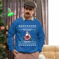 thumbnail image 5 of Christmas Sweatshirt, Santa's Gym Let's Burn Some Cookies Christmas Sweatshirt, Funny Weightlifting Ugly Holiday Jumper, Festive Fitness Gift for Gym Lovers & Bodybuilders, 5 of 5
