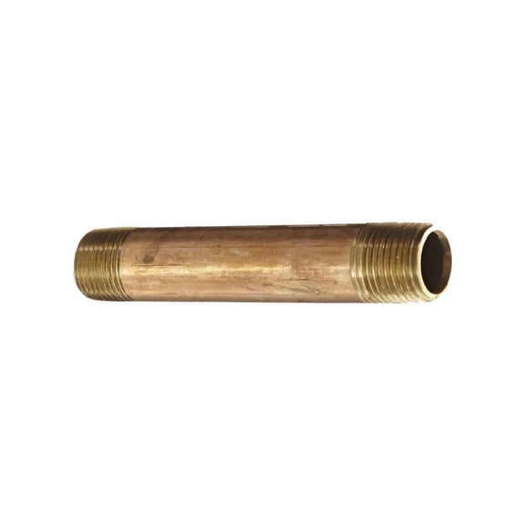 Thrifco Plumbing 9319081 1/4 X 6 Brass Nipple