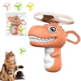 thumbnail image 1 of Cat Fetch Toy,New Rechargeable Flying Disc Launcher with 6 Flying Discs,Interactive Pet Hunting Toys for Indoor Outdoor Yard Cats Dog, 1 of 8