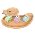 thumbnail image 4 of Plato para servir, bandeja de madera para servir con forma de pato, plato de madera para niños, durabilidad probada en el tiempo, 4 of 9