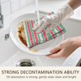 thumbnail image 7 of 4 Pcs Funny Kitchen Towels,Red and Green Christmas Pattern Microfiber Dish Towels,Kitchen Tea Towels,Kitchen Towel Set (18" X 26"), 7 of 7