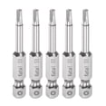 thumbnail image 1 of Unique Bargains S1 Magnetic Square Screwdriver Bit 1/4' Hex Shank 2' Length Screw Driver, 5 Pack, 1 of 5