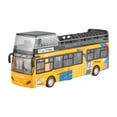 thumbnail image 3 of Autobús turístico de dos pisos de City Sightseeing, juguete de colección, modelo de vehículo con luces Amarillo, 3 of 9