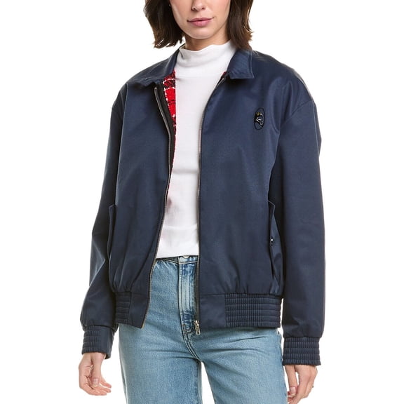SLEEPER womens Harrington Jacket, XS-S, Blue