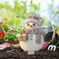 thumbnail image 4 of Xihbxyly Maceta Acrílica con Forma de Muñeco de Nieve, Decoración Navideña, Atractiva para Exteriores, Material Duradero y Resistente a La Intemperie, Versátil para Uso En Interiores y Exteriores, Id, 4 of 7