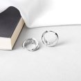 thumbnail image 1 of Pendientes de lujo de plata S925 para mujer con diamantes engastados y chapados en oro Pendientes versátiles y hebilla de pendientes simples, 1 of 6