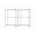 thumbnail image 6 of TRINITY BASICS® 3-Tier NSF 23.2"x13.4"x35.6" Wire Shelving Rack (2 Pack) - Chrome, 6 of 14