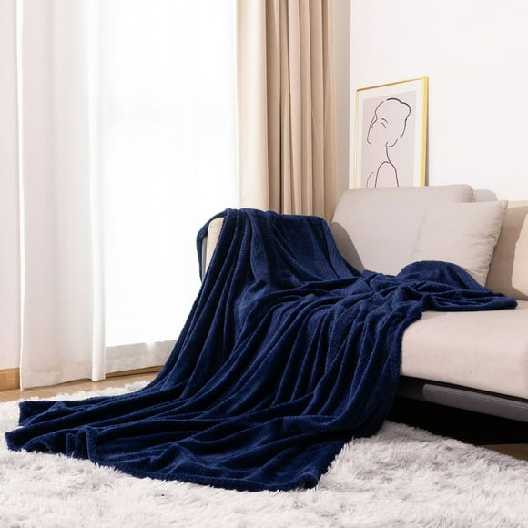 EQWLJWE Back To School Supplies Sale!Fleece Throw Blanket for Couch Lightweight Plush Fuzzy Cozy Soft Blankets and Throws for Sofa, 43x60 Inches