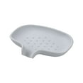 thumbnail image 2 of Nkmbld Soap Dish Holder, Deflector Soap Box Household Bathroom Sink Non-slip Drainage Soap Tray for Kitchen, Bathroom, Laundry, Gray, 2 of 7