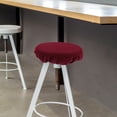 thumbnail image 2 of 1 PC Silla elástica Caperuto de asiento de asiento de la silla de comedor cubierta de silla de banquete, 2 of 7