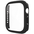 thumbnail image 3 of 2 Pack Case for Apple Watch Series 7 41mm with Tempered Glass Screen Protector, ePacks Full Hard Ultra-Thin Scratch Resistant Bumper Protective Cover for iWatch S7 41mm Accessories(Black, Silver), 3 of 6