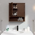 CONSDAN Bathroom Wall Cabinet, Wood Cabinet Wall Mounted, USA Grown ...
