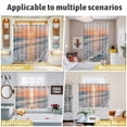 thumbnail image 6 of Ocean Sunset Kitchen Curtains 72 Inch Length, Summer Beach Shore Sky Sun Scenery Grommet Top Bedroom Living Room Curtains, Light Filtering Cafe Curtain Drapes 2 Panels Set 104''x72'', 6 of 9