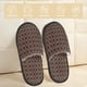 thumbnail image 2 of Fotbe Brown Gold Grid Pantuflas Peludas para Mujer con Estampado, Zapatillas de Peluche, Zapatos de Invierno para Casa, Uso Interior y Exterior-Medium, 2 of 8