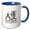 Blue/White, variant on 3drose, Funny Artificial Intelligentsia - Artificial Intelligence Text Art, 15oz Two-tone Black Mug