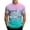 Light Purple, variant on Mens Gradient T-Shirts Summer Casual Crewneck Short Sleeve Beach Vacation Lightweight Graphic Tee with Seattle Letter Print
