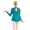 Teal, variant on Aislor Women's Girls Ballet Dance Dress Lace Long Sleeve Figure Ice Skating Dress Leotard Dancewear